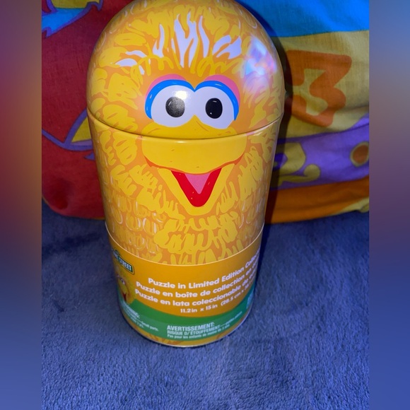 Sesame street puzzle in edition collectible tin Big Bird - Picture 1 of 3